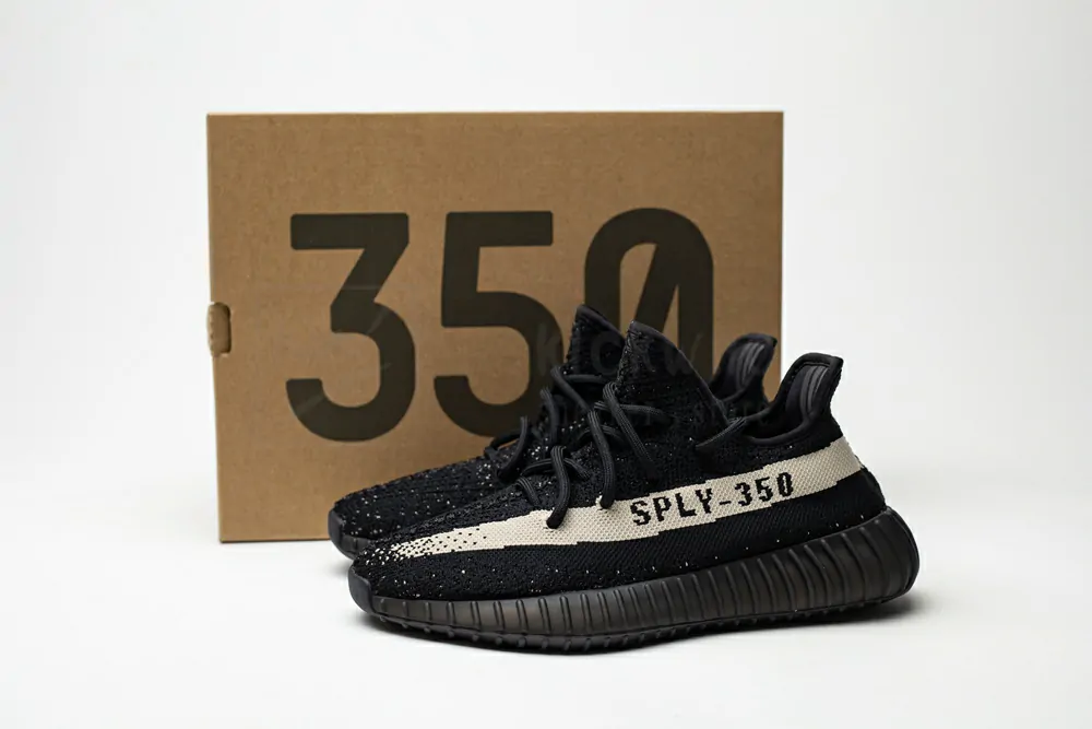 ad*s yeezy 350 boost v2 core black white men and gs "godkiller by1604